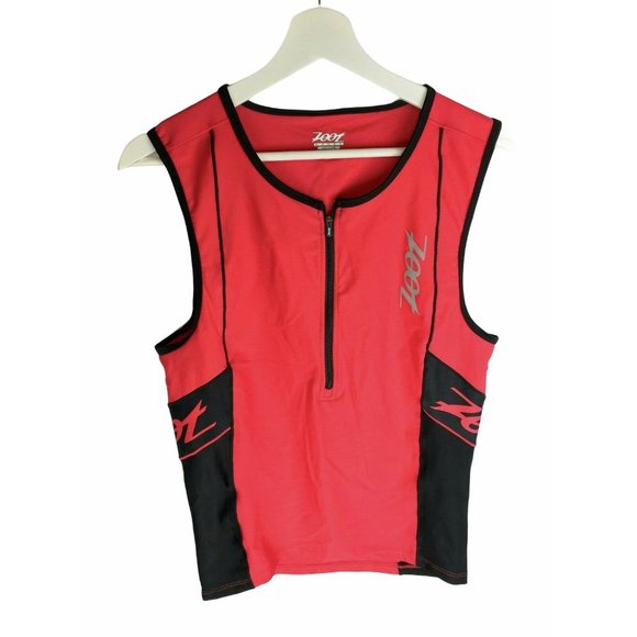 Zoot Triathlon Running Tank Top.  Red Women's XL - Picture 5 of 8